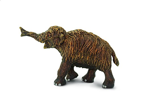 Safari S280029 Woolly Mammoth Baby Mammut Modell, Rotbraun von Safari Ltd.