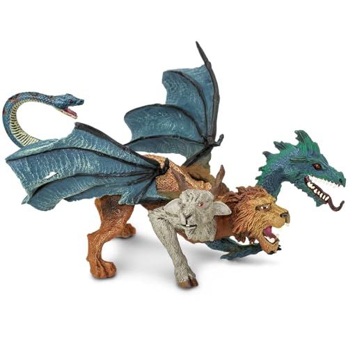 Safari Ltd. 801429 Safari Chimera Drache Modell, Schuppig, wild, strukturiert, M von Safari Ltd.