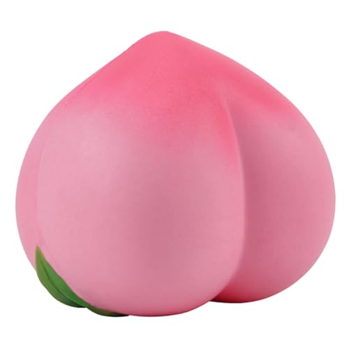 3,94 Pfirsich-Stressball, Langsam Steigender Kawaii-Duft, Pfirsich-Quetschspielzeug für Erwachsene, , Mädchen und Jungen von Sahgsa