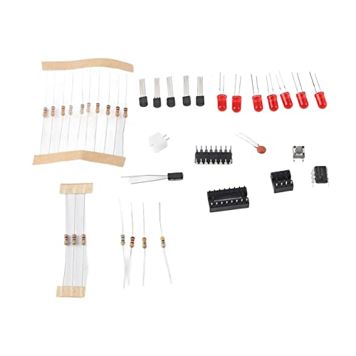 Elektrische Würfel NE555 CD4017 Set 4,5~5 V Elektronische Würfel Kit LED Würfel Kit für Spaß Elektronische Produktion Set von Sahgsa