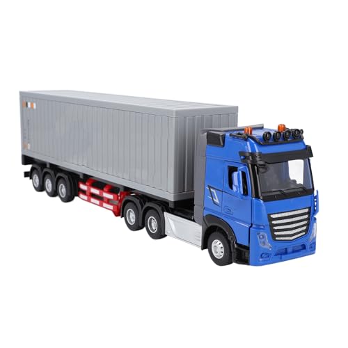 Sahgsa Container-LKW-Spielzeugauto-Modell für, zu öffnende Türen, Eingebaute Musik, Hohe Simulation, Legierung, Sattelschlepper, Traktoranhänger, Spielzeugträger, LKW, Spielzeug für, von Sahgsa