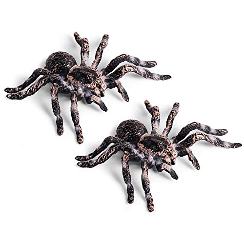 Sahkgye 2 Stück Series 9,5 cm Falsches Insektenmodell Spinne realistisches Spielzeug Lustiges Allerheiligen-Zubehör von Sahkgye