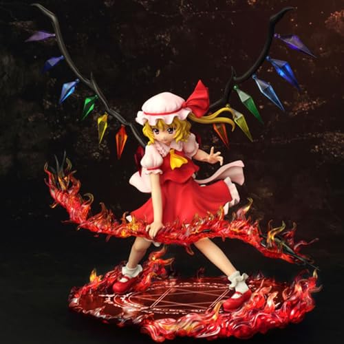 Actionfigur Touhou Project Flandre Scarlet 23 cm/9 Zoll Anime Figur Figur PVC Charakter Modell Statue Desktop Ornament Waren Puppe Spielzeug Kinder Sammlung Geschenk von SaiFfe