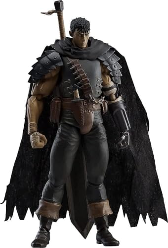 Anime Berserk: Guts Black Swordsman Figma Actionfigur Cartoon Anime Charakter Spielzeug Puppe Statue Modell Mehrfarbig & Sammlung & Geschenk 17 cm/6,7 Zoll von SaiFfe