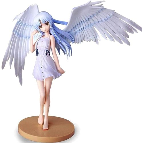 Animina Figur Beats Angel Tachibana Kanade Schöne Mädchen Heldin Anime Modell Sammlerstücke Anime Geschenke Spielzeug Modell 18cm/7Zoll PVC Figur Statue Desktop Dekorationen von SaiFfe