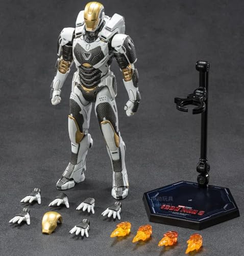 Ironman Mark39 Actionfigur (Maßstab 1/10), Sammlerstück mit exquisiter Malerei und viel Zubehör, 18 cm, klassisches Charaktermodell, Statue, Spielzeug, Dekoration, Geschenk von SaiFfe