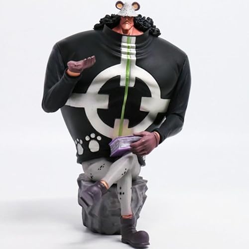 SaiFfe One Piece Bartholomew Kuma Anime-Charaktere sitzende Modellfigur,PVC-Material,statisches Bild,Lieblingsgeschenke/Sammlerstücke für Otaku- und Anime-Fans 17cm/6,7Zoll von SaiFfe