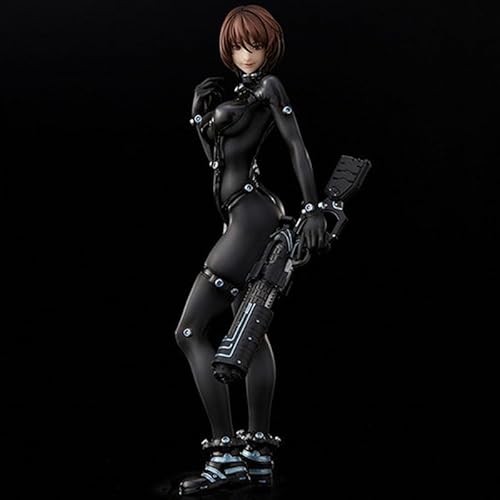 Waifu Figur[Gantz: O] Reika and;Anzu Yamasaki,Mädchen mit Loser Schrotflinte,Ecchi Anime Figur,Exposed Busty Hot Girl Black Tights Girl Statue Zeichentrickfiguren 25Cm/9,8Zoll(A) von SaiFfe