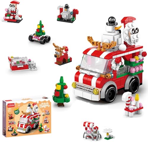 Adventskalender Überraschung Spielzeug, Autos Fahrzeuge Weihnachten Bausteine, Weihnachtskalender Spielzeug für Kinder, Teenager & Erwachsene von SaiKer