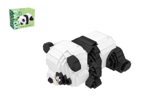 Creator Panda Bausteine Modell - 1325 Teilen Panda Klemmbausteine Mini Bausteine, Mini Tiere Set Sammlerstück zum Ausstellen Architektur Bausatz Custom Bauspiel für Erwachsene und Kinder (13606) von SaiKer