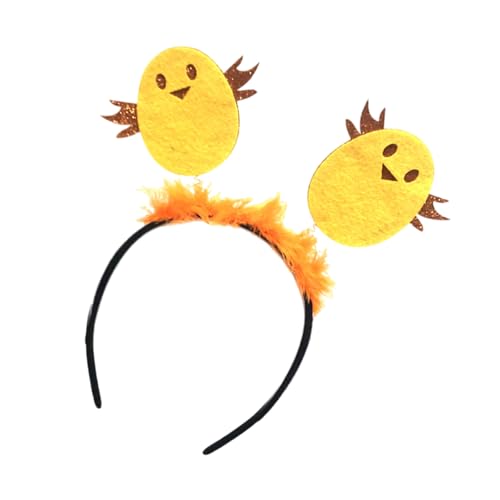 Einzigartige Gelbe Hühnchen Hairband Party Kostüm Kopfbedeckung Soft Stoff Kopfband Stirnband Für Frauen Kids Party Kee von Saiyana