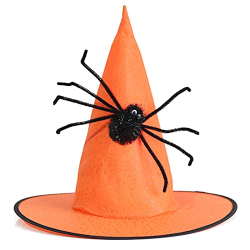 Hexenhüte Spinnen Für Frauen Halloween Masquerade Party Hüte Wizard Halloween Kostüm Kopfschmuck Party Gefälligkeiten von Saiyana