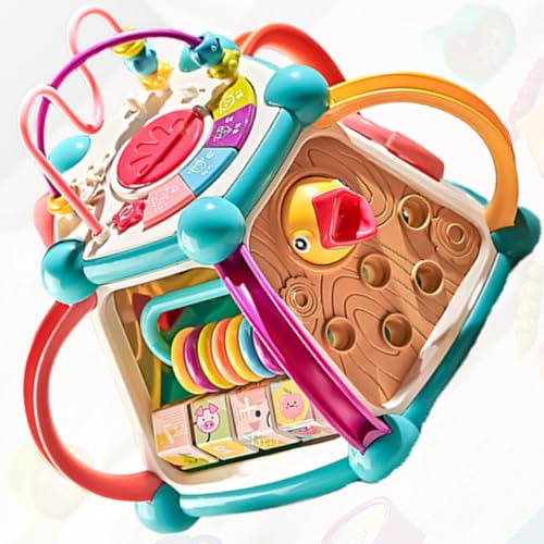 Interaktiver Lernblock Für Sensorische Motor Fähigkeiten Spielzeug Mit Musik Und Farbsortierung Kognitiver Entwicklungs Entwicklungsspielzeug Für Vorschulkinder Interaktiver Lernblock Für Sensorische Motor Fähigkeiten Spielzeug Mit Musik Und Farbsortierung Kognitiver Entwicklungs Entwicklungsspielzeug Für Vorschulkinder von Saiyana