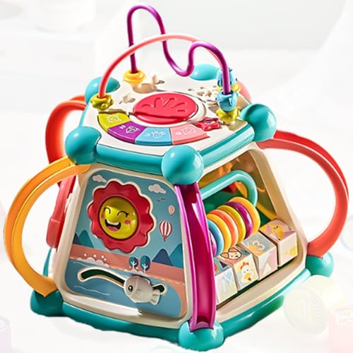 Interaktiver Lernblock Für Sensorische Motor Fähigkeiten Spielzeug Mit Musik Und Farbsortierung Kognitiver Entwicklungs Entwicklungsspielzeug Für Vorschulkinder Interaktiver Lernblock Für Sensorische Motor Fähigkeiten Spielzeug Mit Musik Und Farbsortierung Kognitiver Entwicklungs Entwicklungsspielzeug Für Vorschulkinder von Saiyana