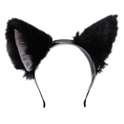 Katzen Ohr Plüsch Stirnbänder Anime Pelry Animal Ohrhaar Hoop Cosplays Kostüm Haarzubehör Für Frauen Und Mädchen von Saiyana