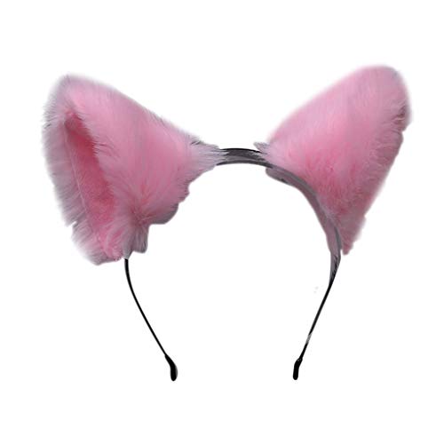 Katzen Ohr Plüsch Stirnbänder Anime Pelry Animal Ohrhaar Hoop Cosplays Kostüm Haarzubehör Für Frauen Und Mädchen von Saiyana