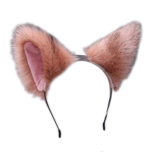 Katzen Ohr Plüsch Stirnbänder Anime Pelry Animal Ohrhaar Hoop Cosplays Kostüm Haarzubehör Für Frauen Und Mädchen von Saiyana