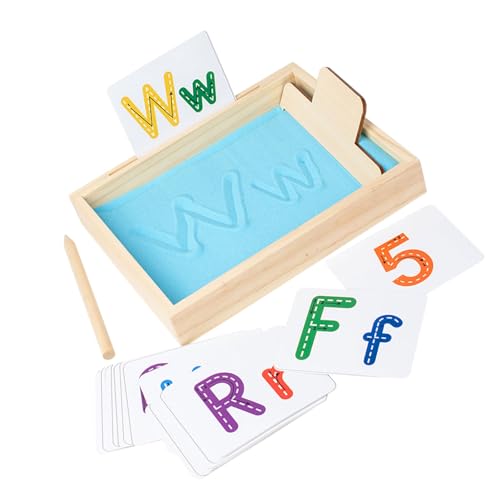 Kinder Handschrift Sand Tablett Mit Stift Und Karte Pädagogisches Spielzeug Für Koordination Feinmotorik Entwicklung Spielzeug von Saiyana