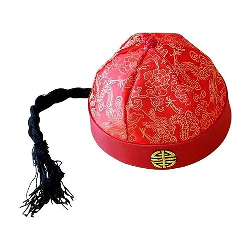 Saiyana Chinesischer Orientalhut Für Erwachsene Teenager Qingdynasty Altes Chinesischer Für Drama Dress Up Festival Party Kostümhut von Saiyana