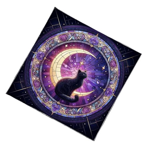 Saiyana Divinationen Tischdecke Mondkatzen Muster Astrologie Tarotkarte Tischdecke Altars Stoff Göttlichkeit Brettspielzubehör Saiyana Divinationen Tischdecke Mondkatzen Muster Astrologie Tarotkarte Tischdecke Altars Stoff Göttlichkeit Brettspielzubehör von Saiyana