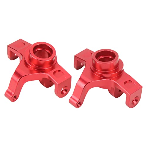 Saluaqui 2 Stück Roter Lenkbecher aus Aluminiumlegierung für MJX 16208 16207 16210 1/16 RC-Car-Ersatzteile. Robuster und Einfach zu Installierender RC-Car-Lenkbecher Verbessert den von Saluaqui