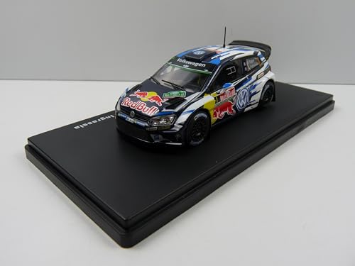 RMX7 1/43 Mexiko Rallye WRC: Volkswagen Polo R WRC 2016 Wales Ogier #1 von Salvat