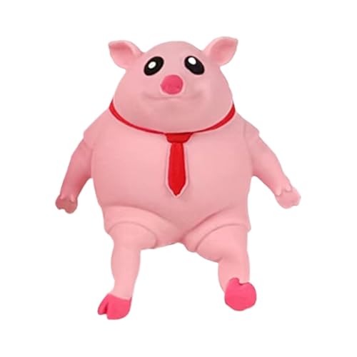 Anti Stress Schwein | Schweine Quetschspielzeug Stressbälle Weiches Schwein Stress Spielzeug | Rosa Schweinchen Squeeze Toy, Sensorik Autismus Quetschspielzeug für Kinder Erwachsene von Salyeeluly