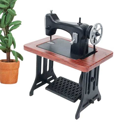 Miniatur Nähmaschine | Mini-Nähmaschine Für Schreibtisch Als Möbeldekoration | Dekorationsobjekt Im Maßstab 1 24 Für Möbel Und Landschaft | Für Esszimmer Wohnzimmer Arbeitszimmer Und Miniatur Nähmaschine | Mini-Nähmaschine Für Schreibtisch Als Möbeldekoration | Dekorationsobjekt Im Maßstab 1 24 Für Möbel Und Landschaft | Für Esszimmer Wohnzimmer Arbeitszimmer Und von Salyeeluly
