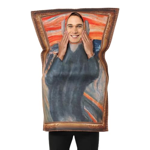 Mona Lisa Kostüm für Erwachsene, Erwachsene, Herren, Damen, lustiges Kostüm, lustiges Halloween-Kostüm, Erwachsene, Herren, Damen, Zerativverkleidungen von Salyeeluly