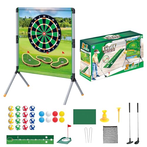 Outdoor Golf Spiel,Golf Abschlagmatte Mit Wurfspiel Für Groß Und Klein | Spielset Mit Putting Matte Golfzubehör Sportspielzeug Für Kinder Indoor Outdoor Rasen Garten Camping Outdoor Golf Spiel,Golf Abschlagmatte Mit Wurfspiel Für Groß Und Klein | Spielset Mit Putting Matte Golfzubehör Sportspielzeug Für Kinder Indoor Outdoor Rasen Garten Camping von Salyeeluly