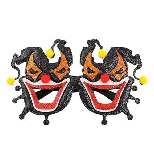 Salyeeluly Halloween-Kostümbrille, Cosplay-Brille für Frauen | Clown-Partybrille für Kinder - Kreative Partybrille für Rollenspiele, Stimmungsbrille im Clown-Design von Salyeeluly