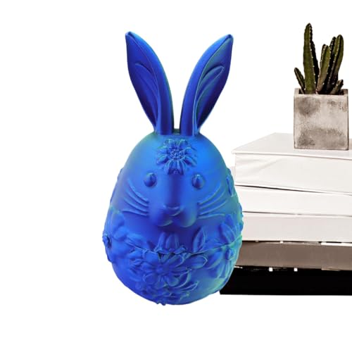 Salyeeluly Ostereier gefüllt, Eier für die Ostereiersuche,Bunny Eggs Dekorative Ornamente | Leere Osterspielzeug, Tierzappwerksspielzeug, Osterkorb Stuffers, Osterhome Desk Decor für Kinder von Salyeeluly