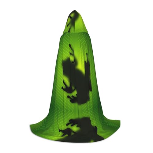 Grüner Frosch-Umhang mit Kapuze – perfekt für Weihnachten, Halloween, Ostern, Karneval und Cosplay Grüner Frosch-Umhang mit Kapuze – perfekt für Weihnachten, Halloween, Ostern, Karneval und Cosplay von SamLng