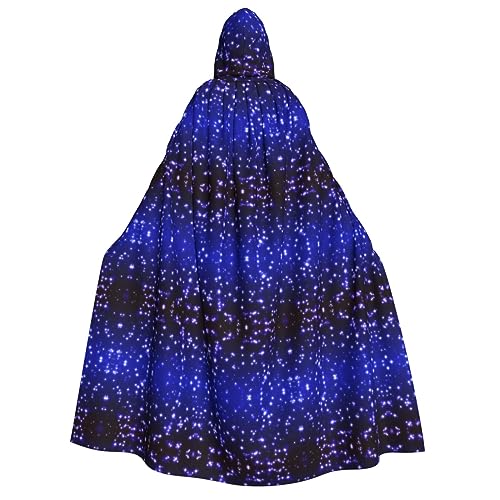 SamLng Bright Stars Kapuzenumhang für Erwachsene, Unisex, perfekt für Cosplay, Weihnachten, Halloween, Ostern, Karneval, Maskerade von SamLng