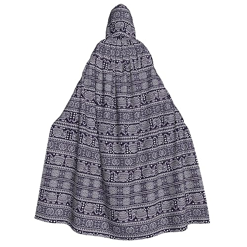 SamLng Cartoon Cute Elephant Hooded Cloak for Adults - Unisex Perfect for Cosplay, Christmas, Halloween, Easter, Carnival, Masquerade von SamLng