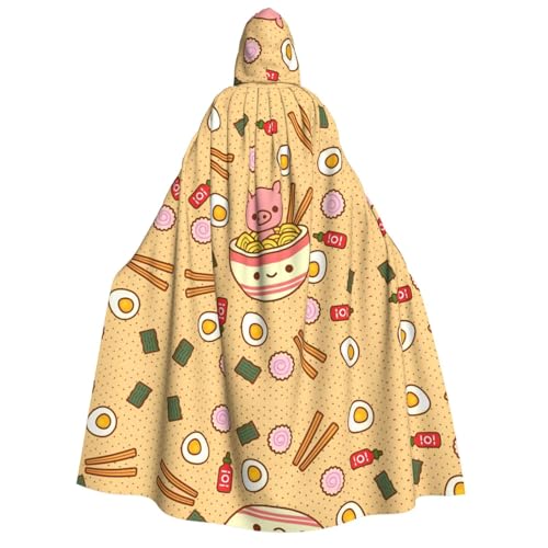 SamLng Delicious Sweet Ramen Kapuzenumhang – Erwachsene Damen Herren Rollenspiel-Kostüm – perfekt für Halloween, Ostern, Karneval und Partys SamLng Delicious Sweet Ramen Kapuzenumhang – Erwachsene Damen Herren Rollenspiel-Kostüm – perfekt für Halloween, Ostern, Karneval und Partys von SamLng