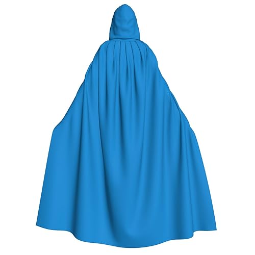 SamLng Einfarbiger blauer Kapuzenumhang – Rollenspiel-Kostüm für Erwachsene, Damen, Herren, perfekt für Halloween, Ostern, Karneval und Partys SamLng Einfarbiger blauer Kapuzenumhang – Rollenspiel-Kostüm für Erwachsene, Damen, Herren, perfekt für Halloween, Ostern, Karneval und Partys von SamLng