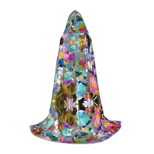 SamLng Farbiger Blumenumhang mit Kapuze – perfekt für Weihnachten, Halloween, Ostern, Karnevalsparty und Cosplay-Bühnenkostüme SamLng Farbiger Blumenumhang mit Kapuze – perfekt für Weihnachten, Halloween, Ostern, Karnevalsparty und Cosplay-Bühnenkostüme von SamLng