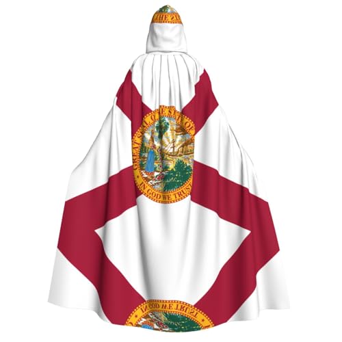 SamLng Flagge von Florida Kapuzenumhang Erwachsene - Universal Rollenspiel Kostüm Cosplay Umhang Robe - Perfekt für Halloween, Ostern, Karneval SamLng Flagge von Florida Kapuzenumhang Erwachsene - Universal Rollenspiel Kostüm Cosplay Umhang Robe - Perfekt für Halloween, Ostern, Karneval von SamLng