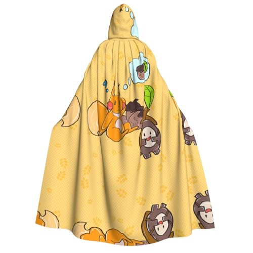 SamLng Sonnenblumenkern-Eichhörnchen-Kapuzenumhang – Erwachsenenkostüm für Damen und Herren, Rollenspiel-Kostüm – perfekt für Halloween, Ostern, Karneval und Partys SamLng Sonnenblumenkern-Eichhörnchen-Kapuzenumhang – Erwachsenenkostüm für Damen und Herren, Rollenspiel-Kostüm – perfekt für Halloween, Ostern, Karneval und Partys von SamLng