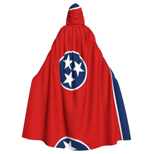 SamLng Tennessee State Flag Hooded Cloak - Adult Role Play Costume Cosplay - Perfect for Christmas, Wizard, Magician Themed Parties SamLng Tennessee State Flag Hooded Cloak - Adult Role Play Costume Cosplay - Perfect for Christmas, Wizard, Magician Themed Parties von SamLng