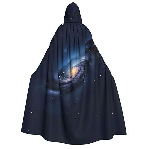 SamLng Universe Milky Way Galaxy Hooded Cloak for Adults - Ideal for Cosplay, Christmas, Maskerade, Halloween, Easter Carnival Parties von SamLng