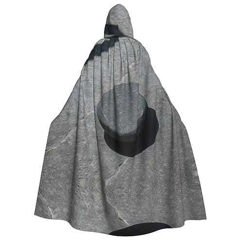 SamLng Zen Stone Kapuzenumhang für Erwachsene - Ideal für Cosplay, Weihnachten, Maskerade, Halloween, Ostern Karneval Partys von SamLng