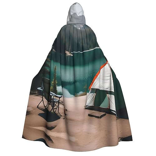 Serenity Lake Camping Kapuzenumhang für Erwachsene - Ideal für Cosplay, Weihnachten, Maskerade, Halloween, Ostern Karneval Partys von SamLng