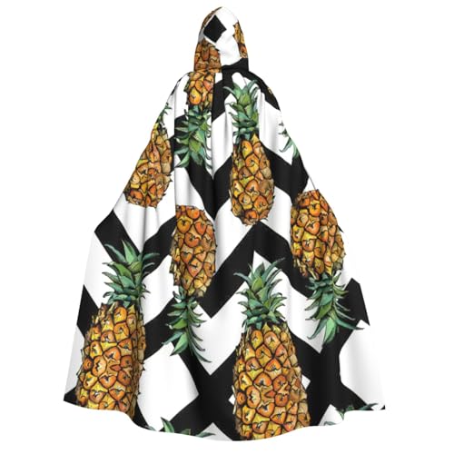 Sommer Ananas Kapuzenumhang für Erwachsene - Ideal für Cosplay, Weihnachten, Maskerade, Halloween, Ostern Karneval Partys von SamLng