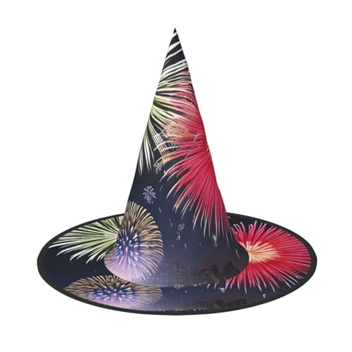 Splendid Feuerwerk Halloween Hexenhut für Erwachsene - Partyhut für Maskerade Karneval Cosplay - Spitzhorn Dekoration Cap Splendid Feuerwerk Halloween Hexenhut für Erwachsene - Partyhut für Maskerade Karneval Cosplay - Spitzhorn Dekoration Cap von SamLng