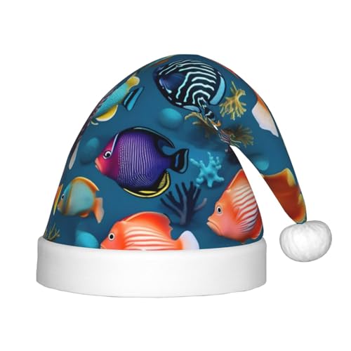 U-Boot-Rifffisch-Weihnachtsmütze – klassische Weihnachtsmann- und Neujahrsparty-Kopfbedeckung – perfekt für Feiertage, Halloween U-Boot-Rifffisch-Weihnachtsmütze – klassische Weihnachtsmann- und Neujahrsparty-Kopfbedeckung – perfekt für Feiertage, Halloween von SamLng