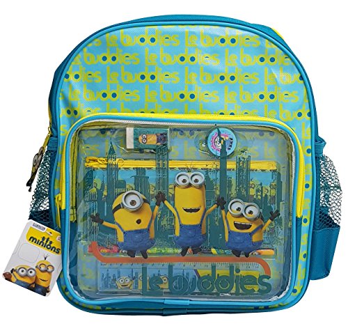 Sambro MIN3–6049 Minions Rucksack mit Schreibwaren von Sambro