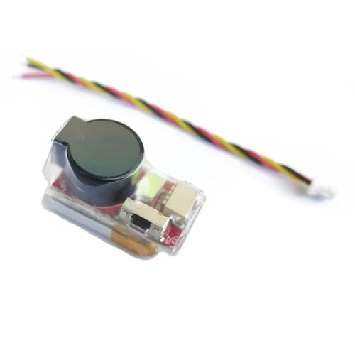 Samorukfor For Finder 2 Super Loud 5V Buzzer Tracker Over 100DB Built-in Battery LED Self-Power for FPV Racing Micro-Long Range LR4 von Samorukfor