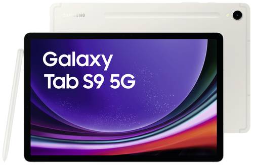 Samsung Galaxy Tab S9 LTE/4G, 5G, WiFi 128GB Beige Android-Tablet 27.9cm (11 Zoll) 2.0GHz, 2.8GHz, 3 von Samsung